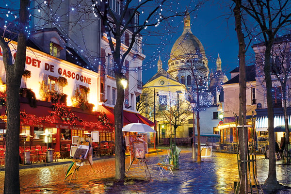 Clementoni Paris, Montmartre Puslespil 1500 stk By