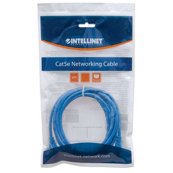 Intellinet 342575 netværkskabel Blå 1 m Cat6 U/UTP (UTP)