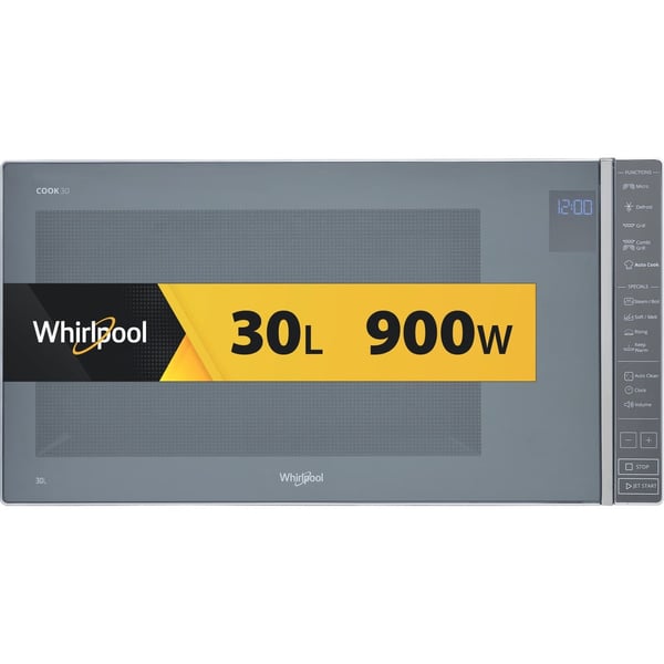 Whirlpool Cook30 MWP 304 M Spejl Grill mikroovn Bordplade 30 L 900 W