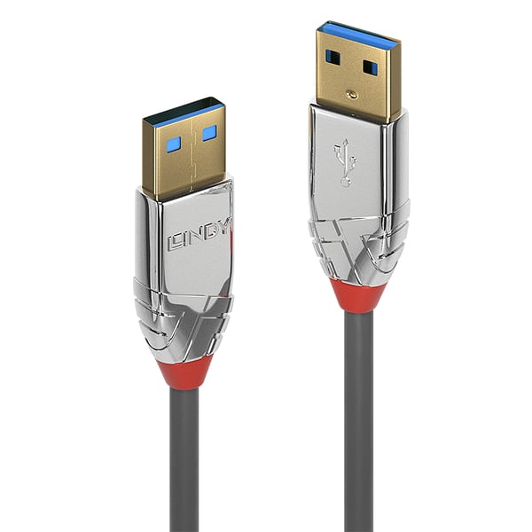 Lindy 36625 USB-kabel USB 3.2 Gen 1 (3.1 Gen 1) 0,5 m USB A 5 Gbit/sek. Grå