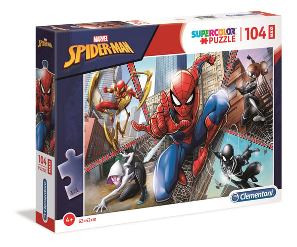 Clementoni Marvel Spider-Man Kuviopalapeli 104 kpl Sarjakuvat