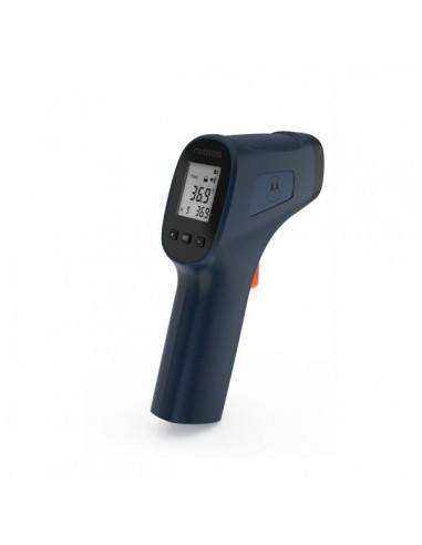 Motorola TE-93 Termometer med fjernregistrering Blå Pande Knapper