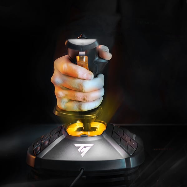 Thrustmaster T.16000M FCS Svart, Orange USB Joystick Analog / Digital PC
