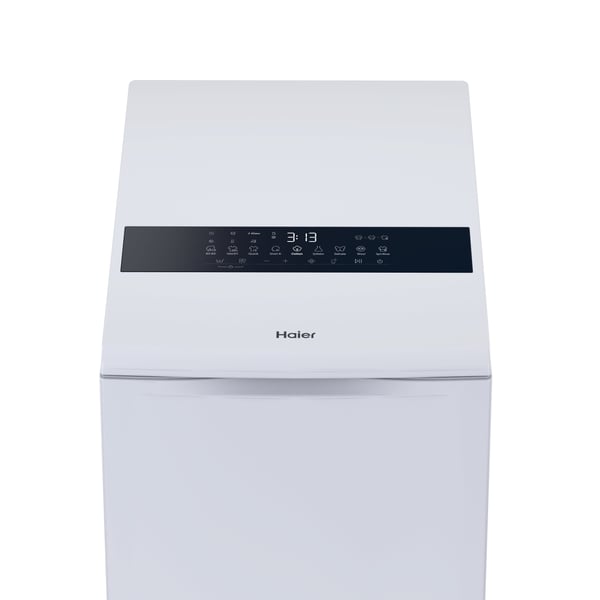 Haier HW90-BPD13386U-S vaskemaskine Top-indlæsning 9 kg 1300 rpm Hvid