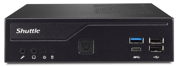 Shuttle XPC slim DH610 - Barebone - Slim-PC - LGA1700-sokkel