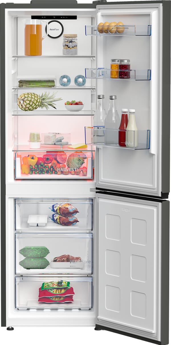 Beko B5RCNE365HG kombinerad kyl/frys Fristående 316 l Grå