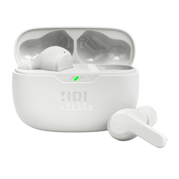 JBL Wave Beam Headset True Wireless Stereo (TWS) I öra Samtal/musik/sport/vardag Bluetooth Vit