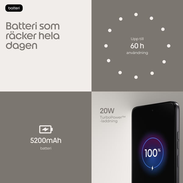 Motorola Moto G47 128GB/8GB PANTONE ogenomtränglig