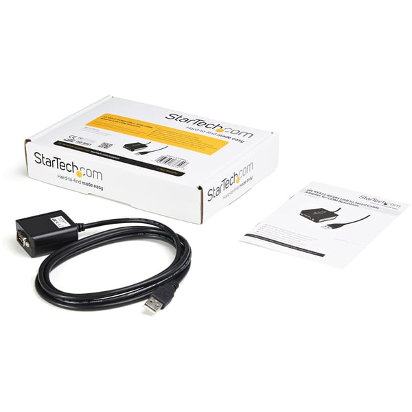 StarTech.com ICUSB422 kabel kønsskifter DB9 M USB-A FM Sort