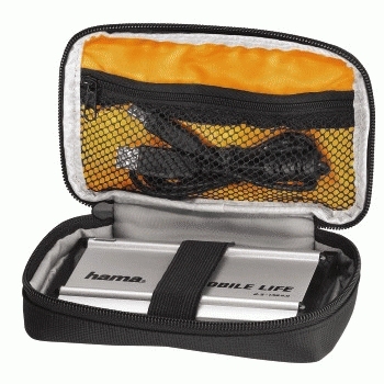 Hama 2.5" HDD Case "Black Bird" Nylon Sort