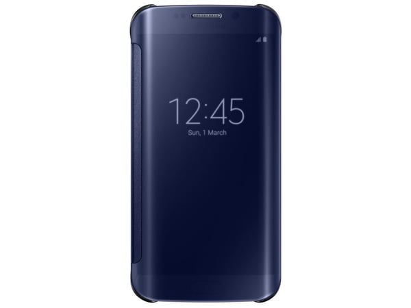 Samsung Clear View Cover mobiltelefonfodral Mobilskal Blå