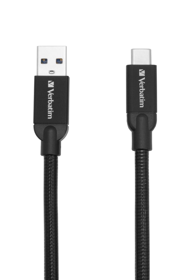 Verbatim 48871 USB-kabel USB 3.2 Gen 2 (3.1 Gen 2) 1 m USB A USB C Sort