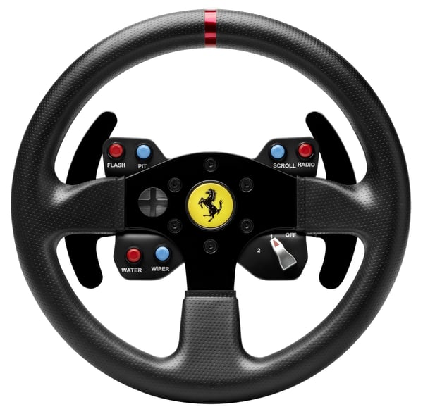 Thrustmaster Ferrari 458 Challenge Wheel Add-On Musta USB 2.0 Ohjauspyörä PC, Playstation 3