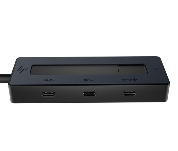 HP 4K USB-C-hubb med flera portar