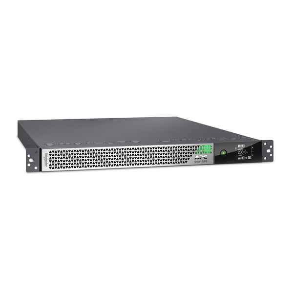 APC SRTL3KRM1UIC UPS-virtalähde Taajuuden kaksoismuunnos (verkossa) 3 kVA 3000 W 5 AC-pistorasia(a)