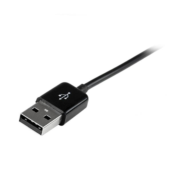 StarTech.com USB2ASDC3M kabel til mobiltelefon Sort 3 m USB A Asus 40-pin