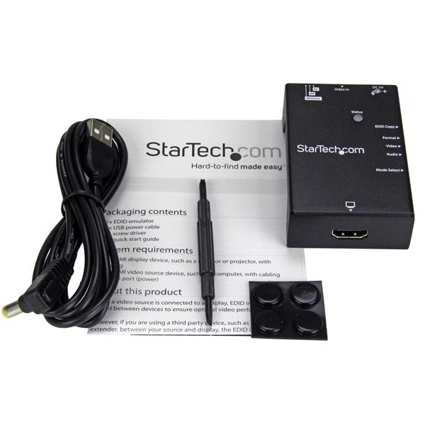StarTech.com EDID-emulator för HDMI-skärmar - 1080p