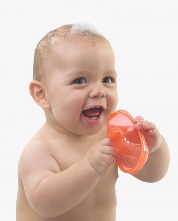 Playgro Bade-Boote 3-teilig Badebåd Blå, Rød, Gul