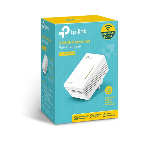 TP-Link TL-WPA4220 600 Mbit/s Nätverksansluten (Ethernet) Wi-Fi Vit 1 styck