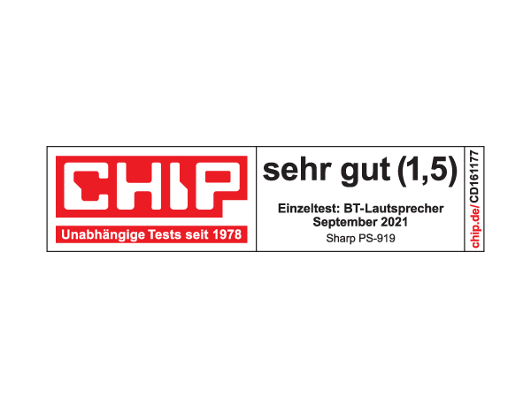 Sharp PS-919 2.1 bärbart högtalarsystem Svart 130 W