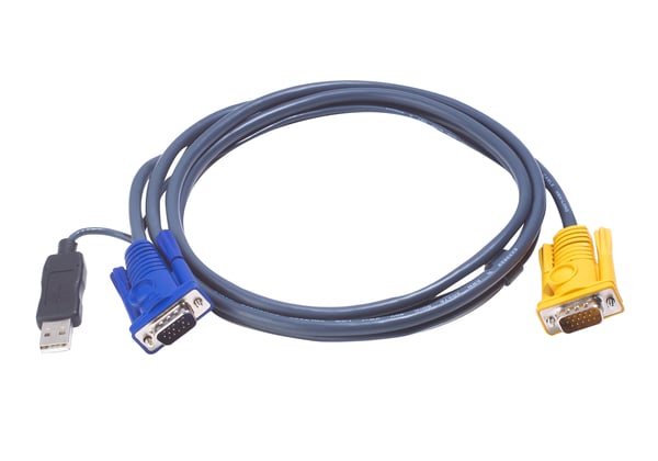 ATEN 2L-5202UP KVM-kaapeli Musta 1,8 m