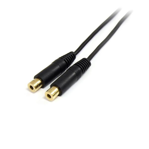 StarTech.com MUY1MFF audiokaapeli 0,15 m 3.5mm 2 x 3.5mm Musta