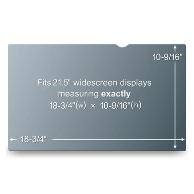 3M BSF54.6W 54,6 cm (21.5") Näyttö Kehyksetön näytön yksityisyyssuodatin