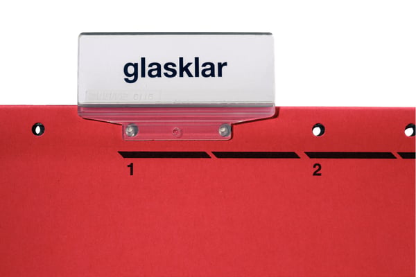 Leitz Alpha hängmapp Kartong, Metall A4 Röd 5 styck