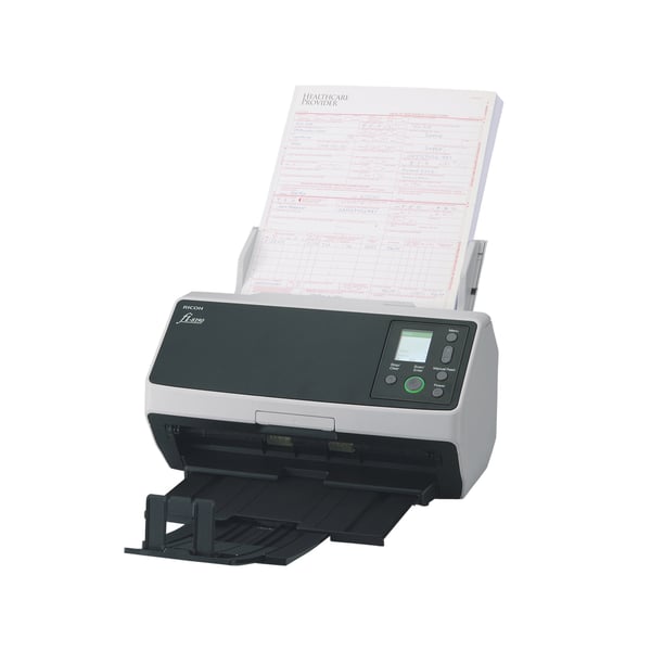 Ricoh fi-8190 ADF + manuel indføringsscanner 600 x 600 dpi A4 Sort, Grå