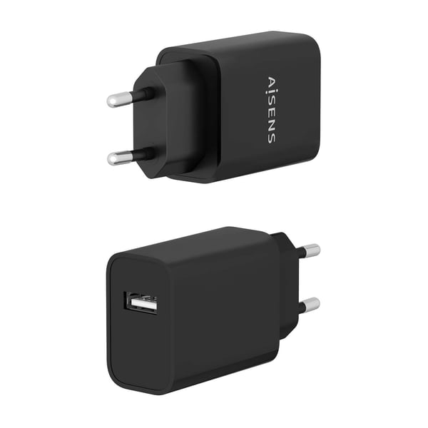 AISENS A110-0854 oplader til mobil enhed Universel Sort Vekselstrøm Indendørs