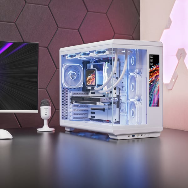 Mars Gaming MCREVMAXW datorväskor Midi Tower Vit