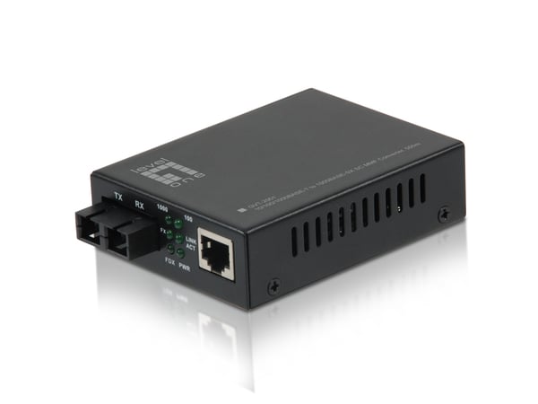 LevelOne GVT-2001 netværksomformer til medie 1000 Mbit/s 850 nm Multitilstand Sort