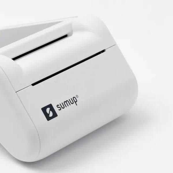 SumUp Solo älykortin lukijalaite Akku Wi-Fi + 4G Valkoinen