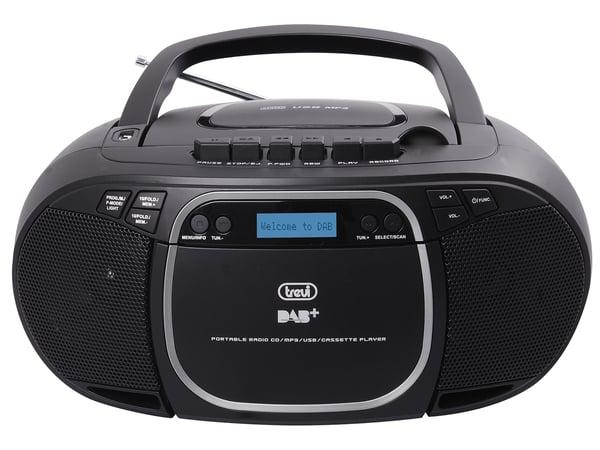 Trevi CMP 576 DAB Digitaalinen 3 W DAB, DAB+, FM Musta MP3-toisto