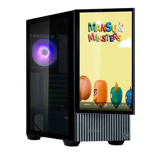 Zalman Z10 DS Midi Tower Musta
