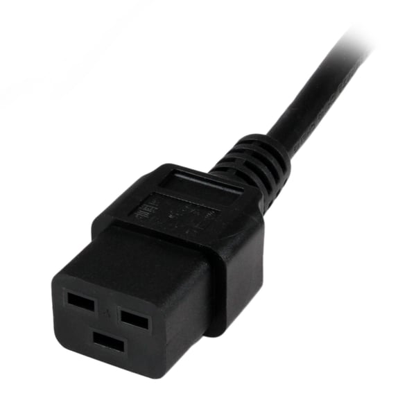 StarTech.com PXTEUC192M el-ledning Sort 2 m CEE7/7 C19 forbinder