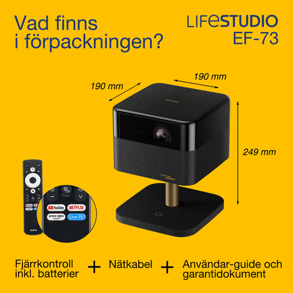 Epson Lifestudio Flex Plus — EF-73 nattsvart