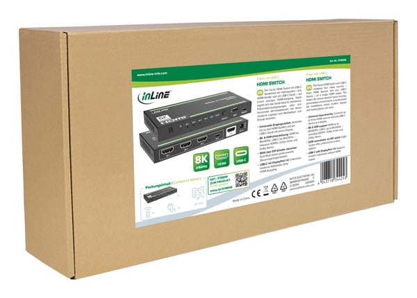 InLine 57885B video-switch HDMI