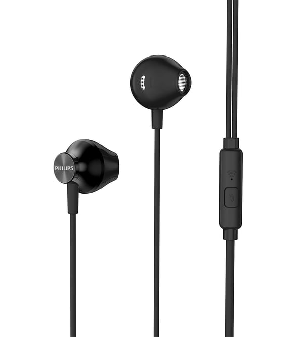 Philips TAUE101BK/00 hörlur och headset Kabel I öra Samtal/musik Svart