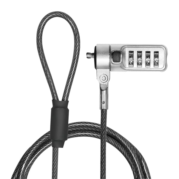 LogiLink NBS010 kabellås Svart, Silver