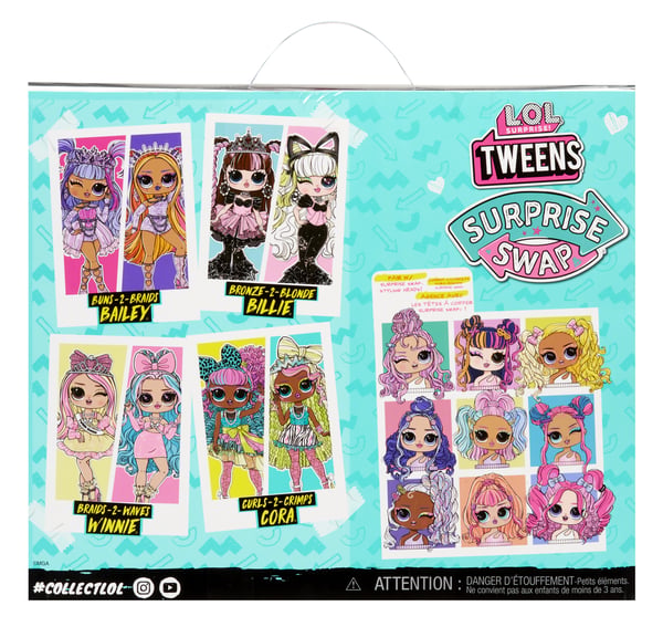 L.O.L. Surprise! L.O.L. Surprise Tweens Surprise Swap Fashion Doll- Curls-2- Crimps Cora