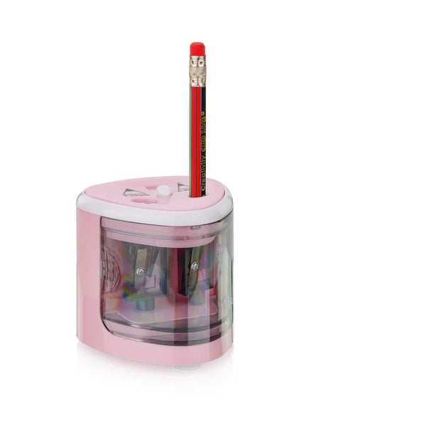 Peach PO102 Elektrisk blyantspidser Rose, Hvid