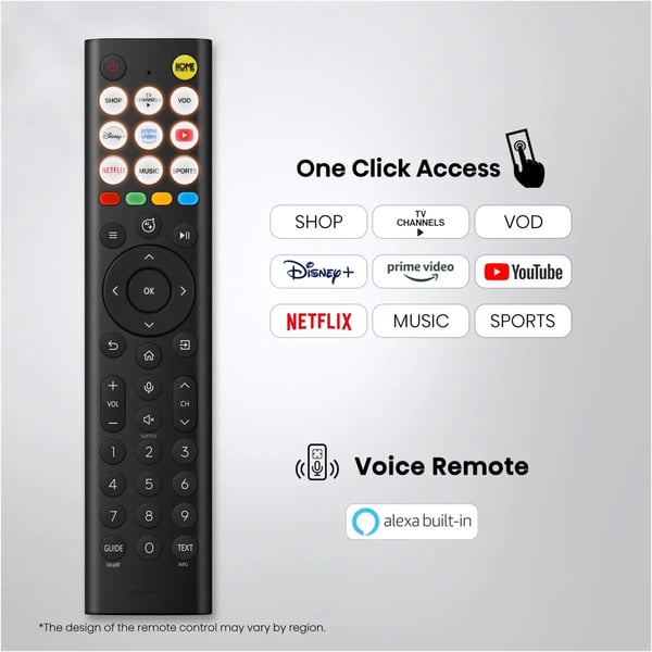 Hisense 55E7S 139,7 cm (55") 4K Ultra HD Smart TV Wi-Fi Sort 330 cd/m²