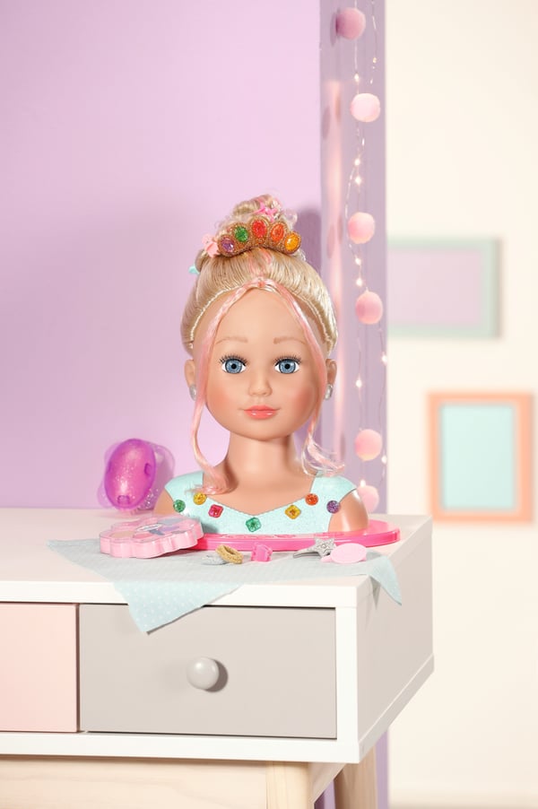 BABY born Sister Styling Head Princess Doll make-up & hair styling set