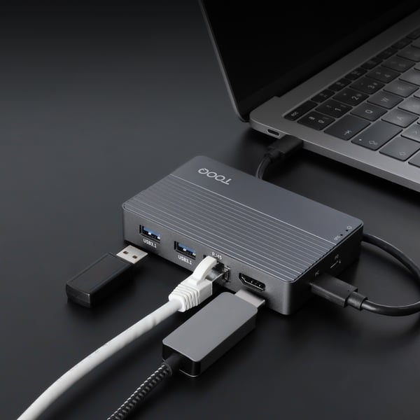 TooQ TQE-2242G drevkabinet SSD kabinet Grå M.2
