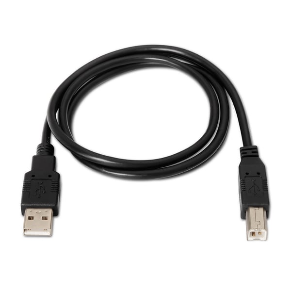 AISENS A101-0005 USB-kablar USB 2.0 1 m USB A USB B Svart