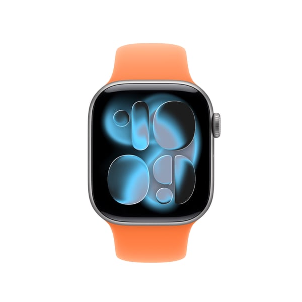 Apple MHYE4ZM/A smarta bärbart tillbehör Band Orange Fluoroelastomer
