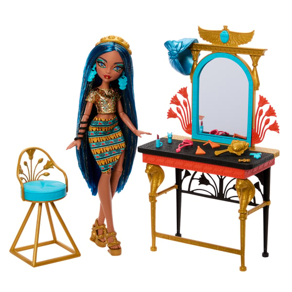 Monster High SELF-SCARE DAY CLEO DE NILE-legesæt
