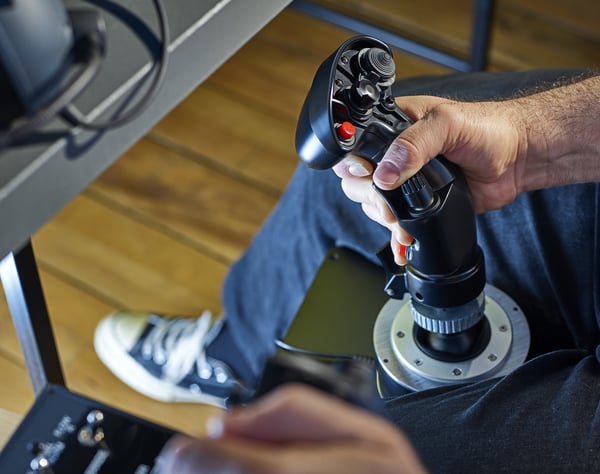 Thrustmaster F/A-18C Hornet HOTAS Add-On Grip Sort Flightstick Analog/digital PC
