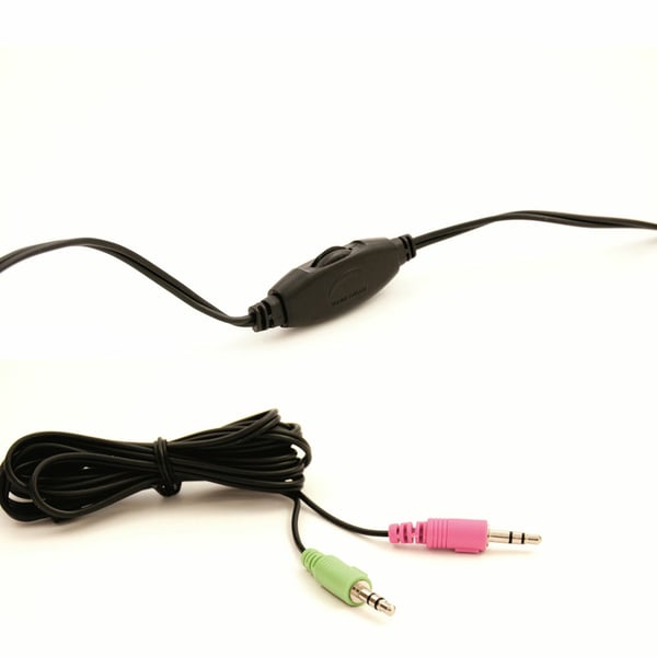 Ewent EW3563 hörlur och headset Kabel Huvudband Samtal/musik Svart